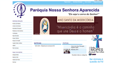 Desktop Screenshot of paroquiansasjc.org.br
